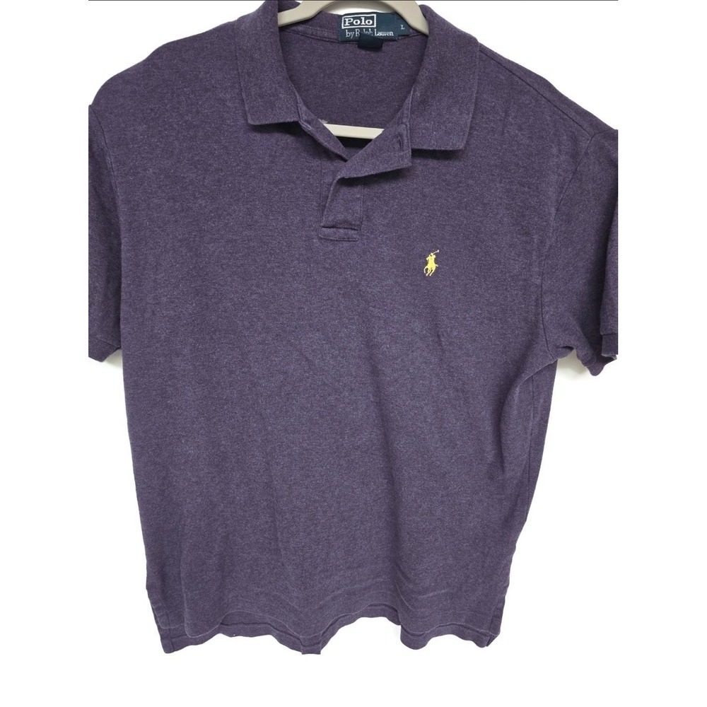 Polo Ralph Lauren Shirt Mens Large‎ Classic Polo Short Sleeve Casual